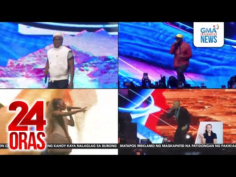 Concert ng Black Eyed Peas, dinagsa ng Pinoy fans; Apl.de.Ap at Sandara Park, may... | 24 Oras
