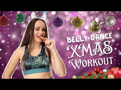 🎄👟 BELLY DANCE Xmas Cardio Workout | TahiraBDD #59