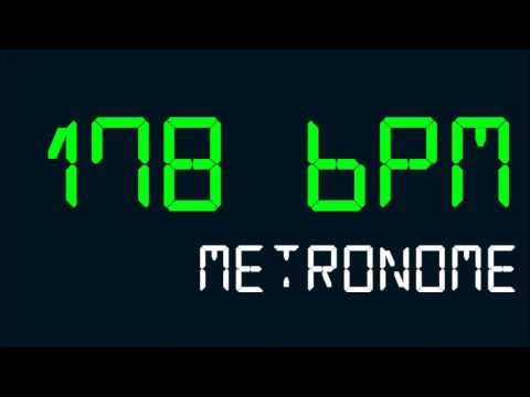 178 BPM (Beats Per Minute) Metronome