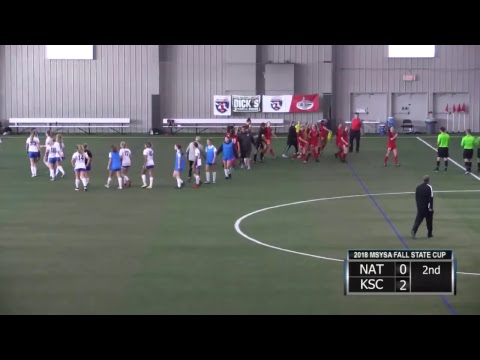 2018 MSYSA Fall State Cup: U19 Girls Nationals Union 00 Black vs. Kingdom SC 00 Red - 8am - Field 1
