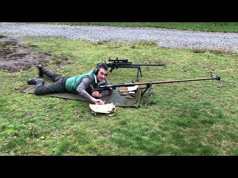 PTRD 41 14.5mm anti tank rifle 2 shots fired