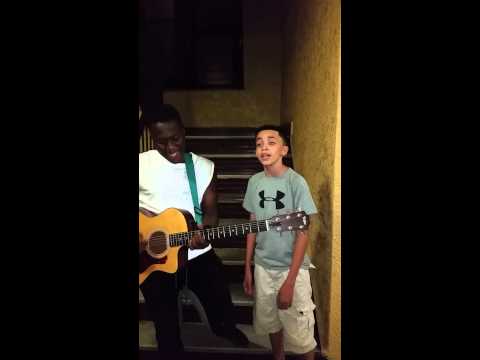15 yr old bronx boy with amazing voice must see.