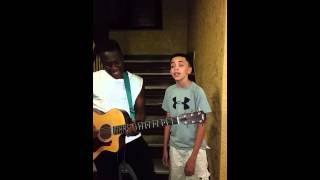 15 yr old bronx boy with amazing voice must see.