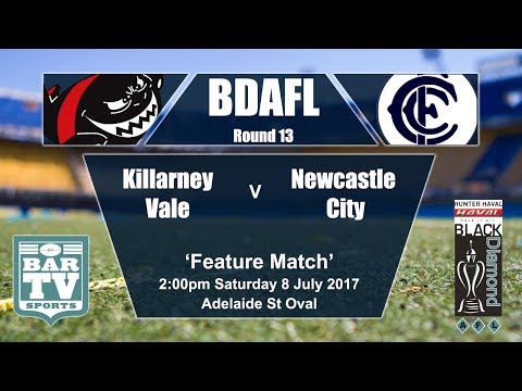2017 BDAFL Round 13 - Feature Match - Killarney Vale v Newcastle City