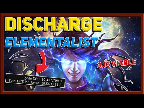 One-Shotting Bosses on League Start! ~ Discharge Elementalist Build Guide [PoE 3.16]