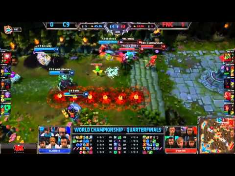 Cloud 9 vs Fnatic, Quarterfinal Game 2