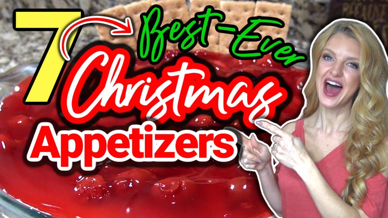 7 Incredible APPETIZER RECIPES for Christmas! | Holiday PARTY FOOD RECIPES you Must Try!