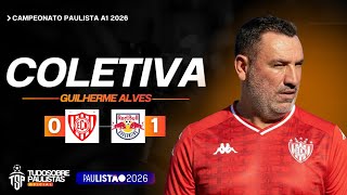 COLETIVA DE IMPRENSA - NOROESTE 0 X 1 RB BRAGANTINO - PAULISTÃO A1 - RODADA 1 - 11/01/26