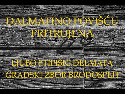 Dalmatino povišću pritrujena - Gradski zbor Brodosplit