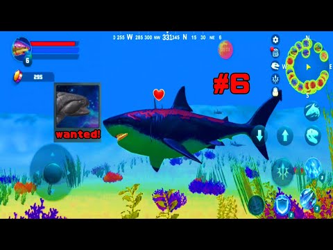 Megalodon vs Dunkleosteus - Megalodon Simulator - Android Gameplay #6 - Dinosaur Simulator Game