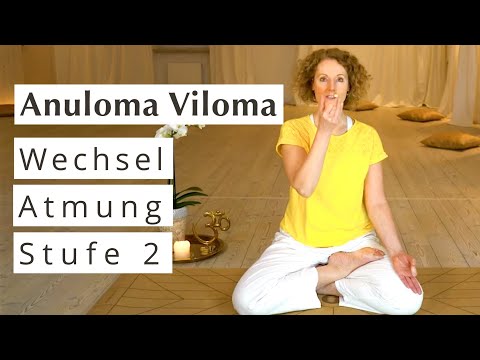 Anuloma Viloma 2 - Wechselatmung Stufe 2 - Yoga Atemübung