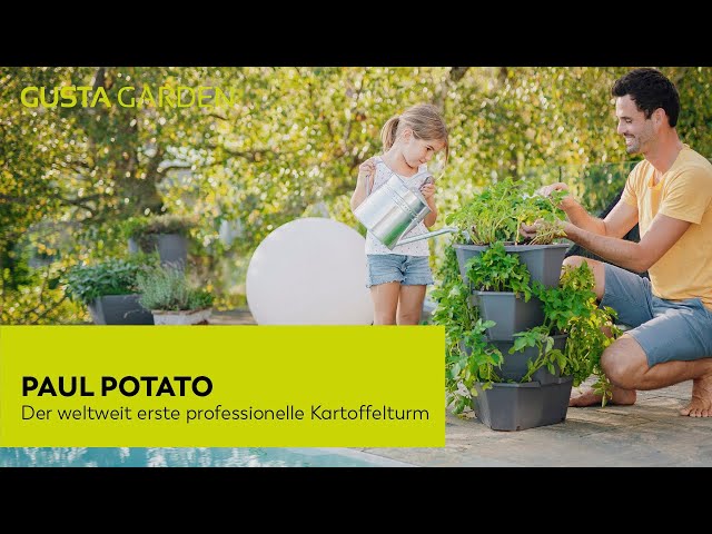 Video Teaser für Mit PAUL POTATO Kartoffeln auf Balkon, Terrasse oder im Garten anbauen [Urban Gardening]