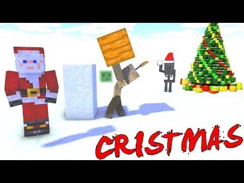 Monster School : Happy New Year | Gifts from HEROBRINE | CHRISTMAS Challenge - Minecraft Animation