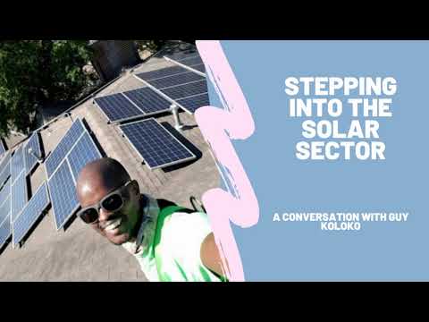 A conversation with Guy Koloko, CEO of KNS Solar LLC - YouTube