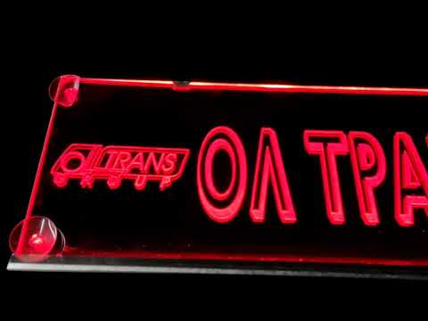 Led табличка для грузовика с надписью "ОЛ ТРАНС ГРУП" 500*150мм - фото 1 - id-p2464741012