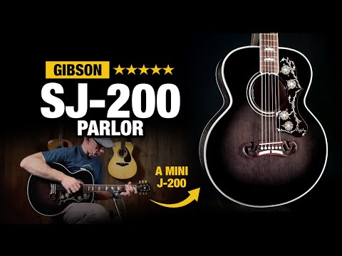 A Mini Jumbo – Gibson Custom SJ-200 Parlor Guitar!