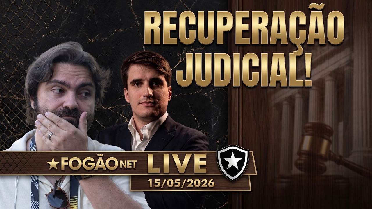 LIVE | Botafogo oficializa recuperação judicial; Alexander Barboza pode se despedir domingo