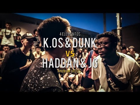 K.OS & Dunk 🆚 Haddan & JG [CUARTOS] - MACBA DUALES PREMIUM BATTLES | #4ELEMENTOS |