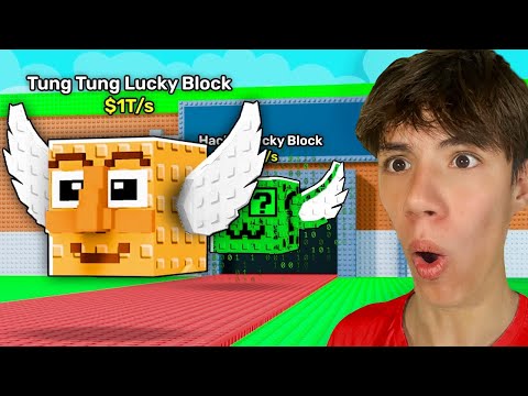FROM $0 TO $100 TRILLION WITH ONLY BANNED LUCKY BLOCKS... on STEAL A BRAINROT