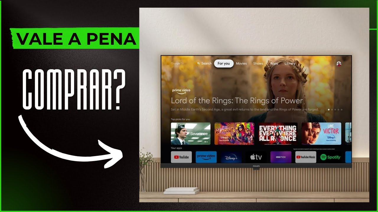 Miniatura da avaliação em vídeo de Smart TV Philips 32PHG6909 32 Polegadas HD Google TV