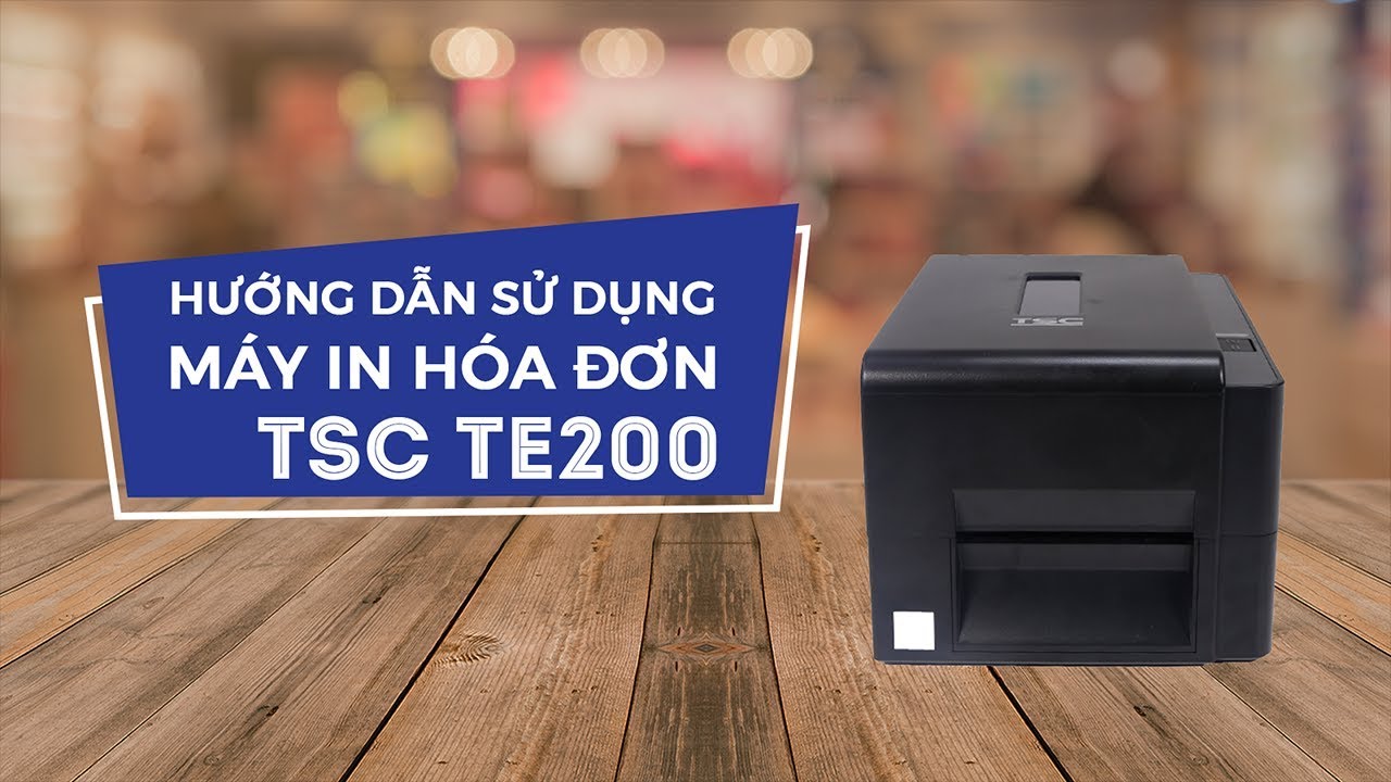 Máy in mã vạch TSC TE200 (203 dpi) – Giải pháp in tem nhãn để bàn hiệu quả, tiết kiệm chi phí