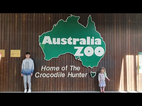 A Day At Australia Zoo - Home Of Steve Irwin, The Crocodile Hunter (Part 1)