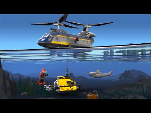 Vidéo LEGO City 60093 : L'hélicoptère de haute-mer