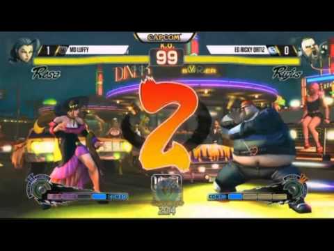 Capcom Cup 2014 USF4 - MD Luffy Vs EG Rick Ortiz