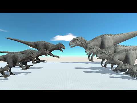 Does Size Equal Strength? Indominus Rex vs Scorpius Rex Showdown in Animal Revolt Battle Simulator
