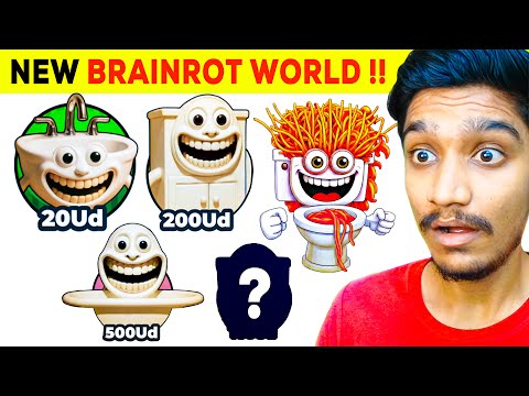 Unlocking EVERY MAX LEVEL Flushroom SECRET in Brainrot Evolution Roblox!! 🚽🧻