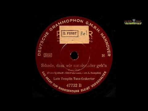 Lutz Templin Tanz-Orchester - Schade, dass wir auseinander geh´n