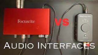 Video thumbnail for Battle of the Audio Interfaces: Scarlet Focusrite 4i4 vs iRig Stream Pro by MORGAN VESPER