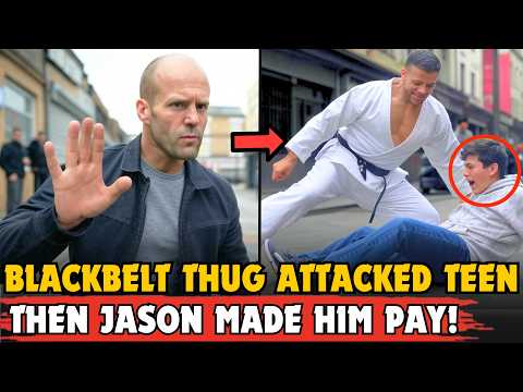 Jason Statham Gets Mocked by a Black Belt Thug After Stopping His Brutal Attack on a Teen!