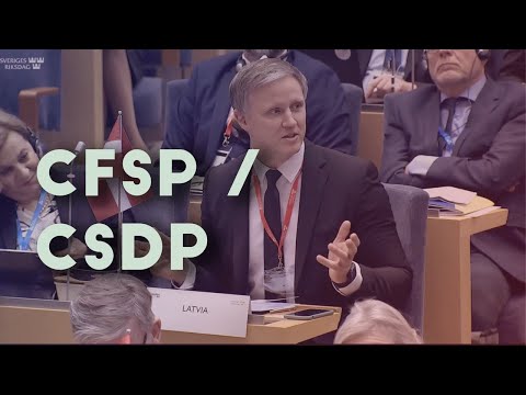 Latvian MP Rihards Kols comments on EU Strategic Compass at the CFSP/CSDP