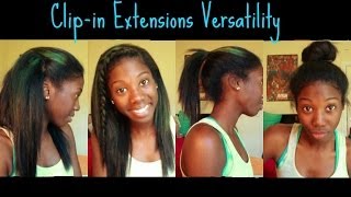 Clip-in Hair Extension Versatility