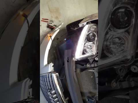 Audi C6 A6 Facelift headlights Install Test