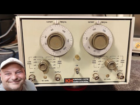 Krohn-Hite Model 3202 Low High Pass Filter 1973 test teardown