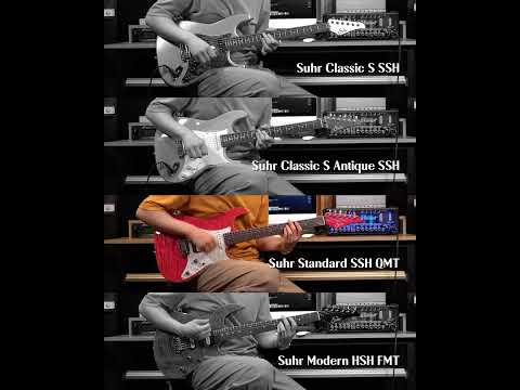 Suhr Classic S, Classic S Antique, Standard, Modern Comparison Demo #musicforce #guitar #뮤직포스
