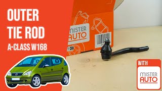 Youtube thumbnail of video "How to replace the outer tie rod A-Class W168 🚗"