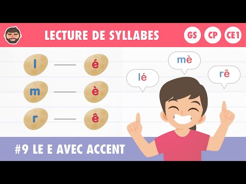 🔵🔴 Syllabes : lettre E avec accent (MÉ MÈ RÉ RÊ LÉ LÈ) | Apprendre à lire (maternelle - CP - IEF)