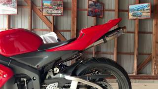 CBR600RR センターアップマフラー　TSRからトリックスター交換　直管サウンド入り
