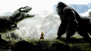 King Kong vs TRex | Fight Scene | King Kong (2005) Movie Scene HD