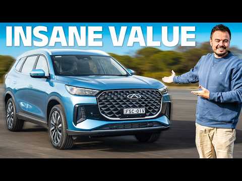 NEW Chery Tiggo 8 hybrid 7 seat SUV review (inc. 0-100 & braking): INSANE value for money…