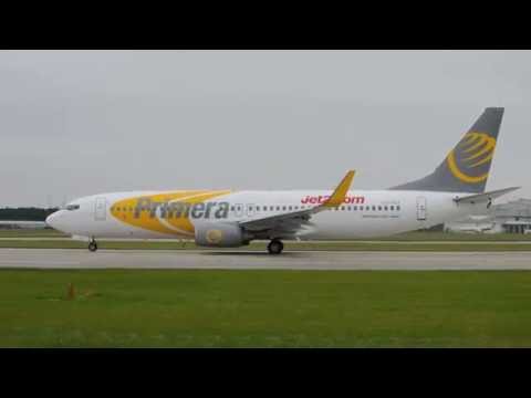Primera / Jet2 | 737-8Q8 | OY-PSA | 23L Takeoff At Manchester Airport | HD