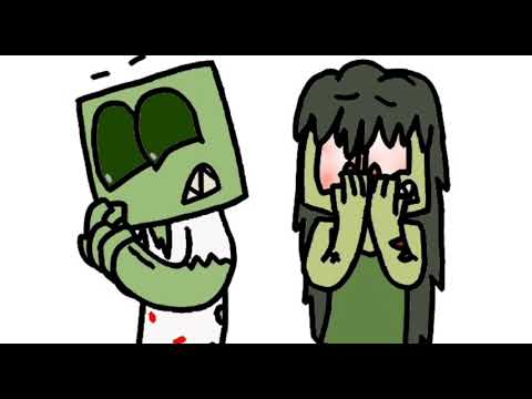 Dave Ya No Esta En Casa Hoy!! / Zombie Girl Bites Dave the Zombie! (Minecraft Animation)