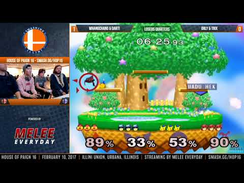 House of Paign 16 - WhangChang & Dart! vs. ORLY & Trix - SSBM - Losers Quarters