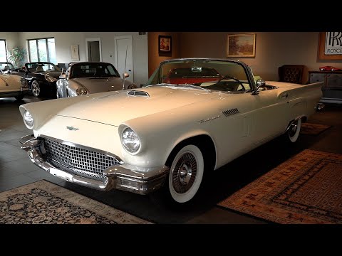 Thumbnail for 1957 Ford Thunderbird  312/245hp Roadster (40796A) - Walkaround | Daniel Schmitt & Co. by 1957 Ford