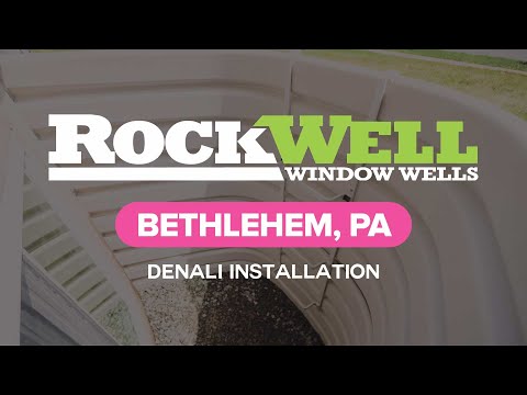 Rockwell Window Well Denali Install in Bethlehem, PA