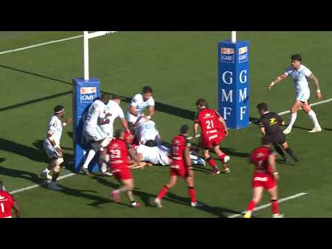 TOP 14 - Essai de Dan BIGGAR (RCT) - RC Toulon - Montpellier Hérault Rugby