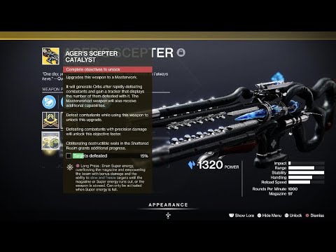 Less Than 1% Progress | Destructible Walls In Shattered Realm (Ager's Scepter Catalyst | Destiny 2)